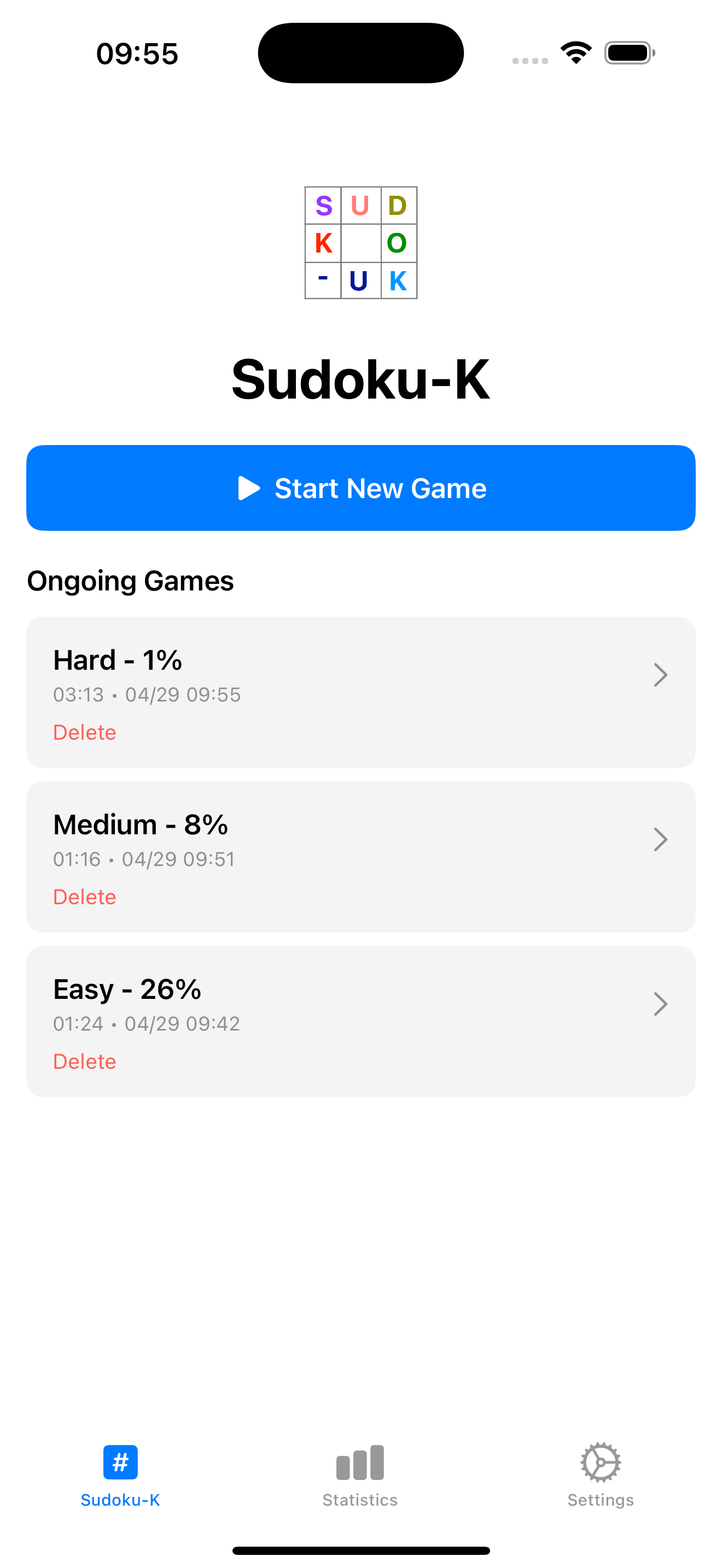 Game Screen Screenshot